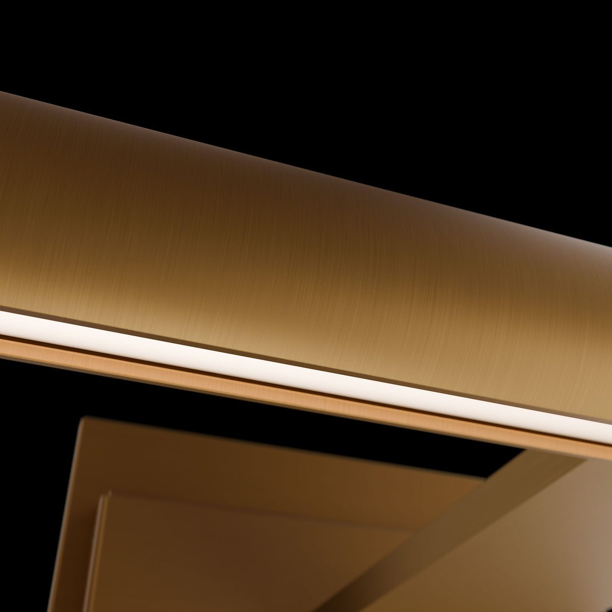 Inlet Picture Light 24in Aged Brass