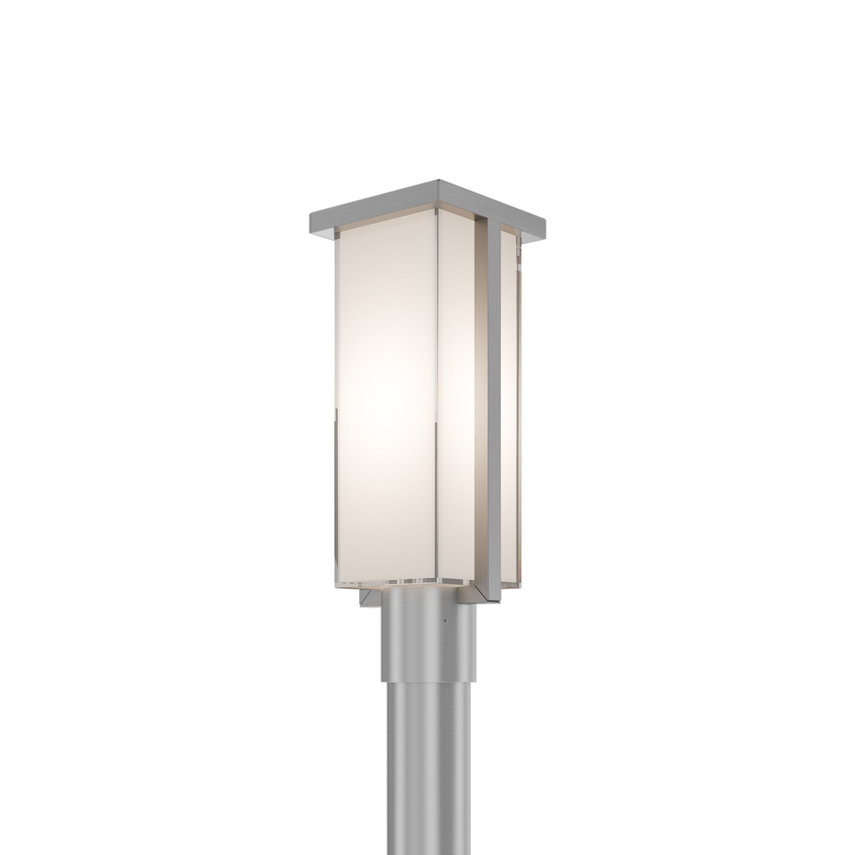 Ledge Post Mount - Brushed Aluminum lifestyle