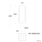 Two If By Sea Post Mount