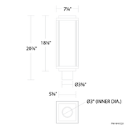 Two If By Sea Post Mount