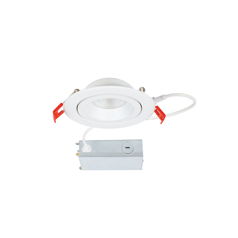 Lotos R 4in Adjustable Downlight - White