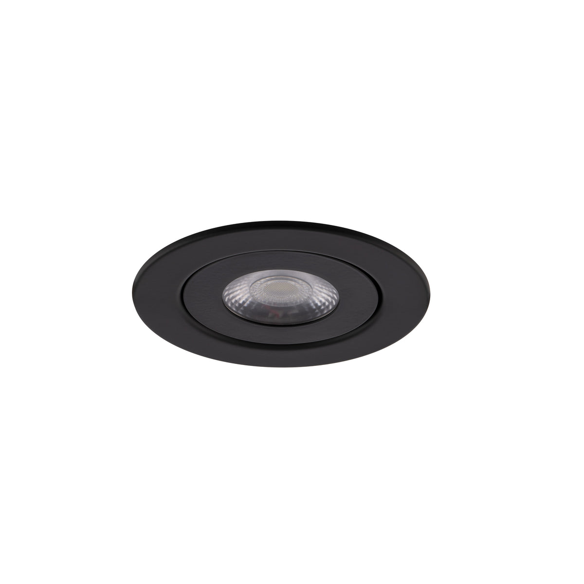 Lotos 4in Round Adjustable Downlight - Black