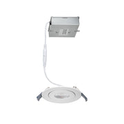 Lotos 4in Round Adjustable Downlight - White