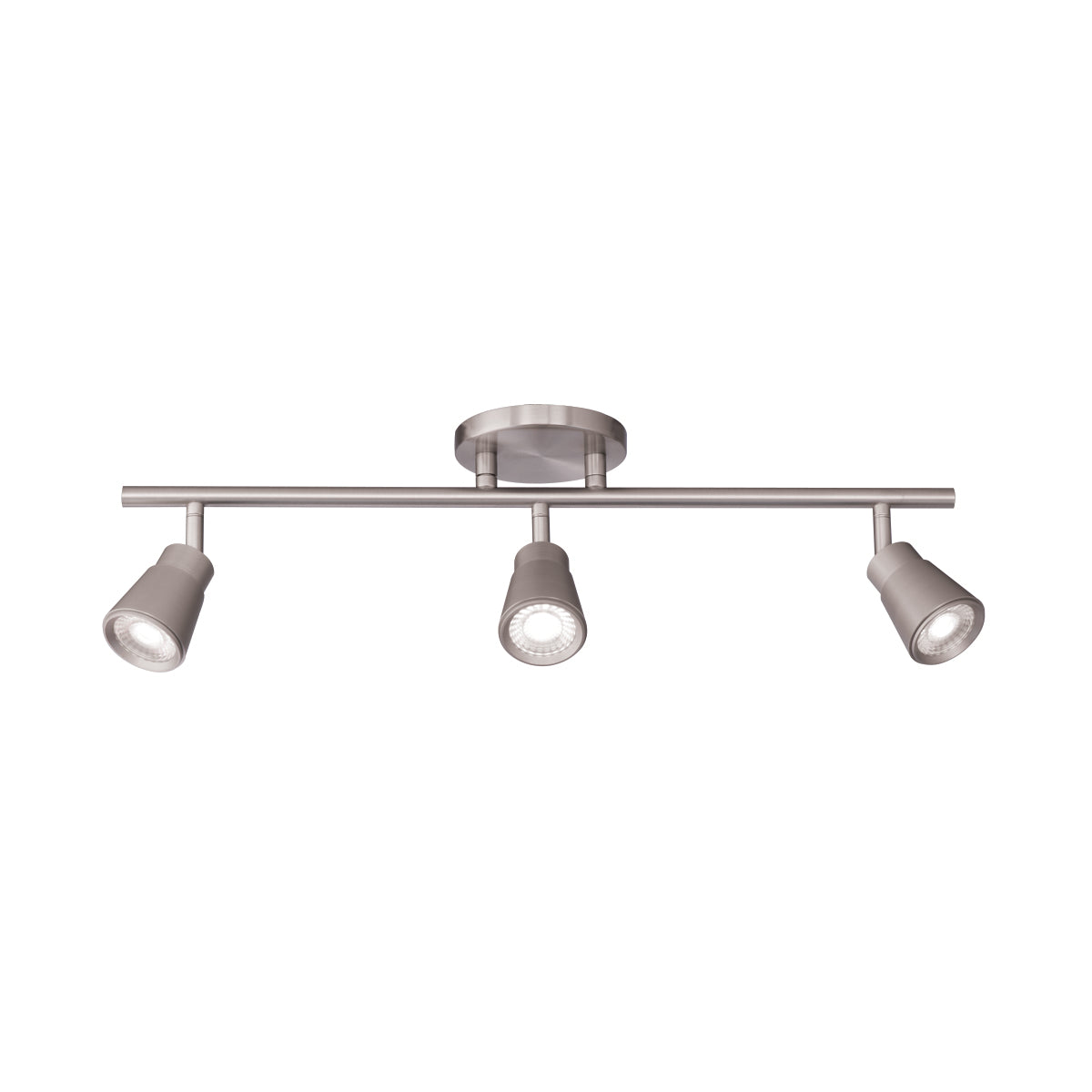 Solo Fixed Rail 3-Light Brushed Nickel