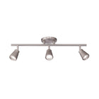 Solo Fixed Rail 3-Light Brushed Nickel