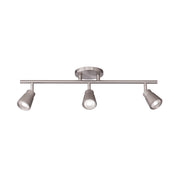 Solo Fixed Rail 3-Light Brushed Nickel