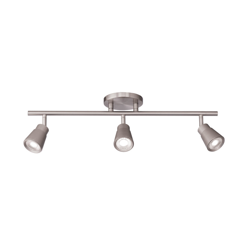 Solo Fixed Rail 3-Light Brushed Nickel