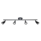 Solo Fixed Rail 4-Light Black