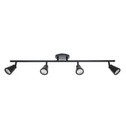 Solo Fixed Rail 4-Light Black