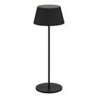 Pleat Indoor/Outdoor Table Lamp - Black