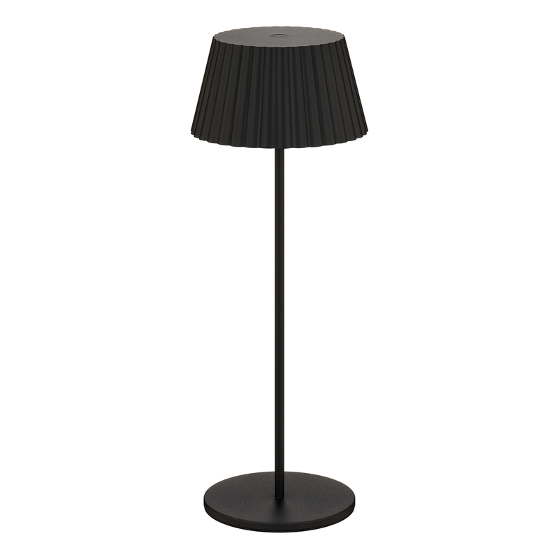 Pleat Indoor/Outdoor Table Lamp - Black
