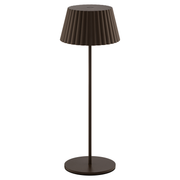 Pleat Indoor/Outdoor Table Lamp - Bronze