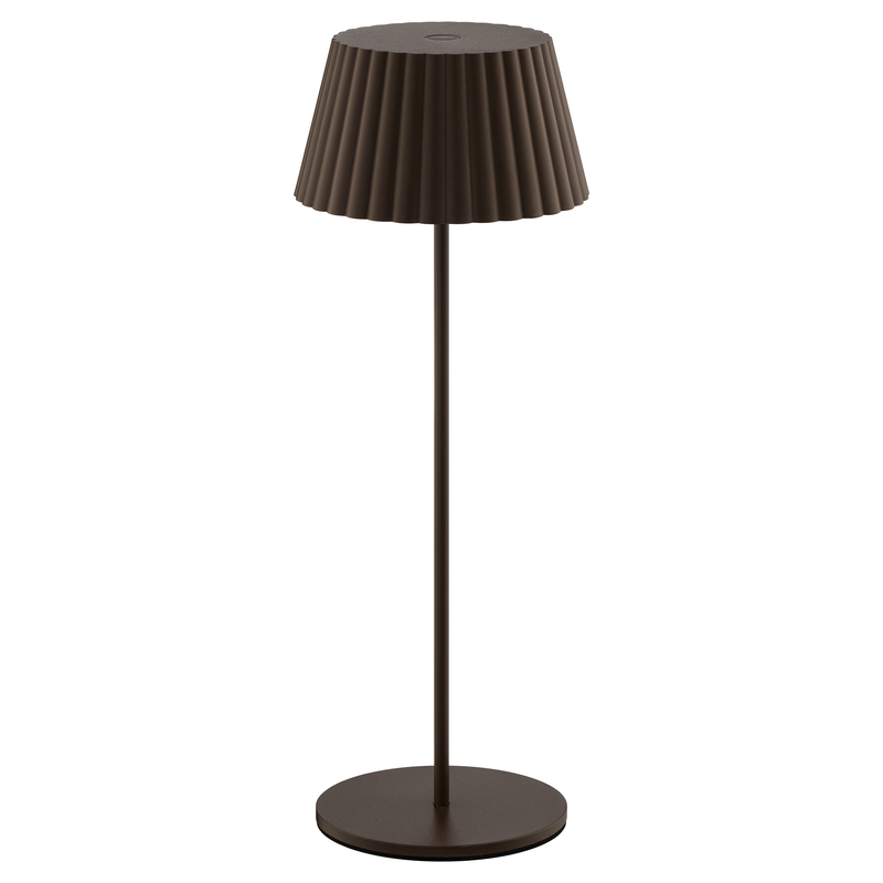 Pleat Indoor/Outdoor Table Lamp - Bronze