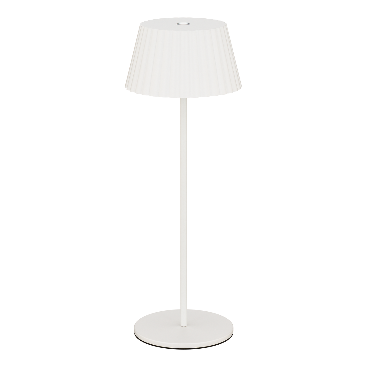 Pleat Indoor/Outdoor Table Lamp - White