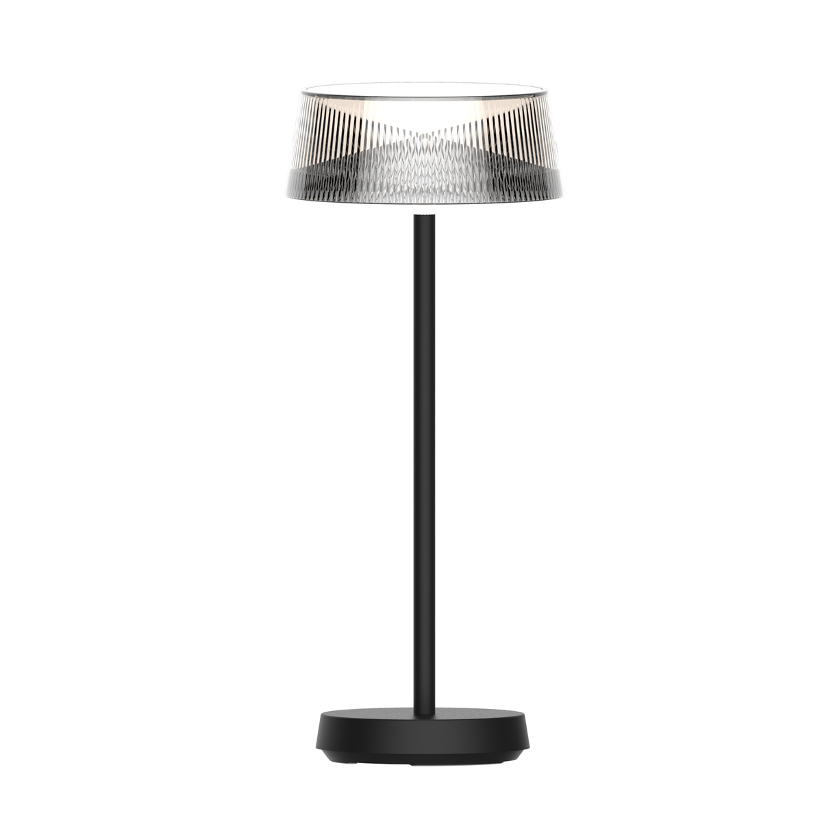 Crystal Indoor/Outdoor Table Lamp - Black