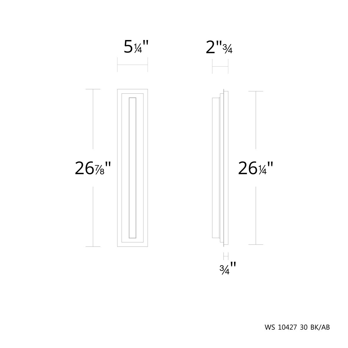 Lyrikal Indoor Sconce - Line Drawing