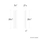 Lyrikal Indoor Sconce - Line Drawing