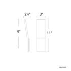 Blade Sconce line drawing