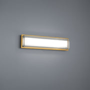 Ice Bar Bath Sconce 20in Aged Brass