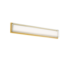 Ice Bar Bath Sconce 28in Aged Brass