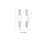 Ceres Sconce Line Drawing