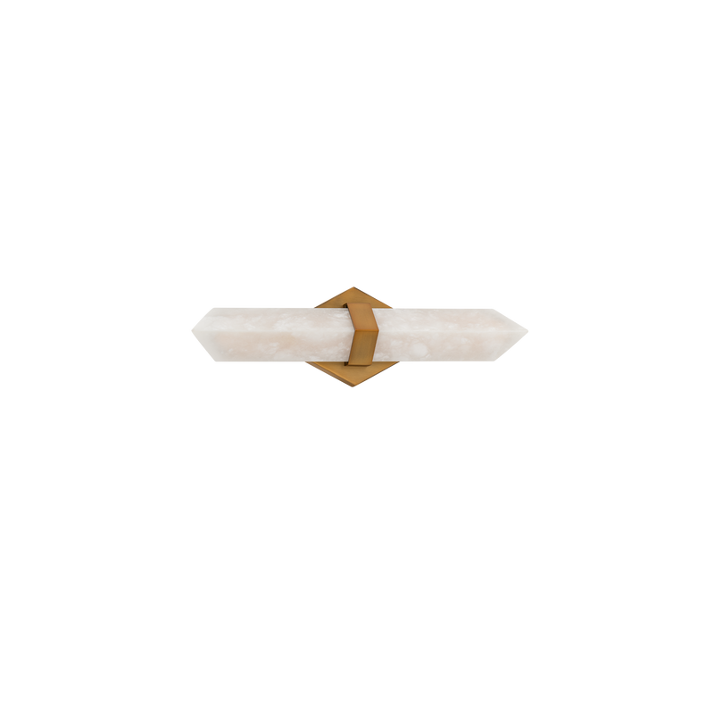Javelin Bath Sconce 18in Aged Brass