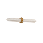 Javelin Bath Sconce 28in Aged Brass