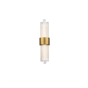 Luzerne Vanity/Sconce 18IN - Aged Brass detail