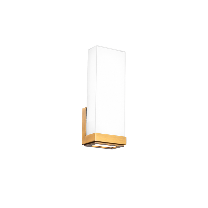 Coltrane 14in Sconce Aged Brass