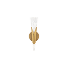 Kilt Indoor Sconce - Aged Brass detail