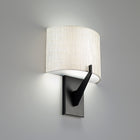 Fitzgerald 8in Sconce Black 2700K