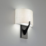 Fitzgerald 8in Sconce Black 2700K