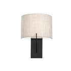 Fitzgerald 8in Sconce Black 3000K