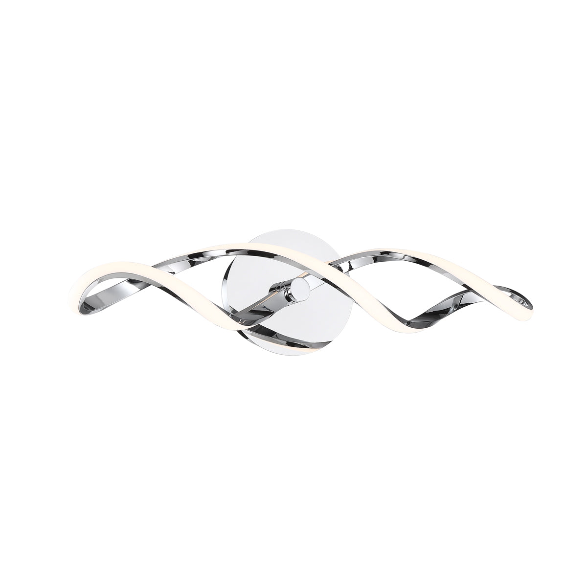 Interlace 28in Bathroom Sconce Chrome