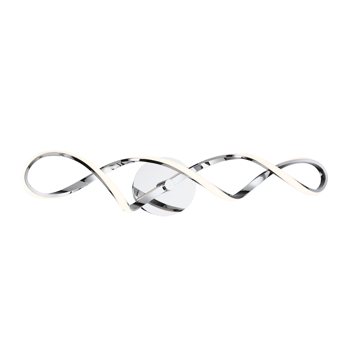 Interlace 38in Bathroom Sconce Chrome