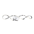 Interlace 38in Bathroom Sconce Chrome