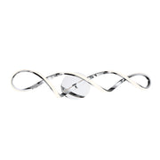 Interlace 38in Bathroom Sconce Chrome