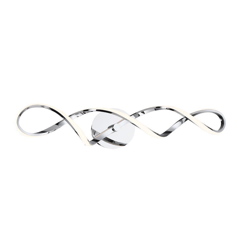 Interlace 38in Bathroom Sconce Chrome