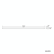 Lightstick Vanity/Sconce 73IN - Line Drawing