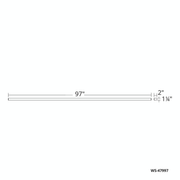 Lightstick Vanity/Sconce 97IN - Line Drawing