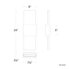 Mercer Sconce line drawing