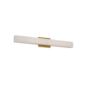 Lanza Bath Sconce/Vanity 27IN - Aged Brass detail