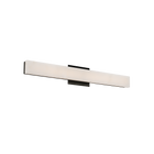 Lanza Bath Sconce/Vanity 27IN - Black detail