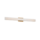 Lanza Bath Sconce/Vanity 34IN - Aged Brass detail