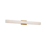 Lanza Bath Sconce/Vanity 34IN - Aged Brass detail