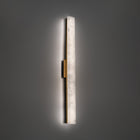 Lanza Bath Sconce/Vanity 34IN - Aged Brass lifestyle