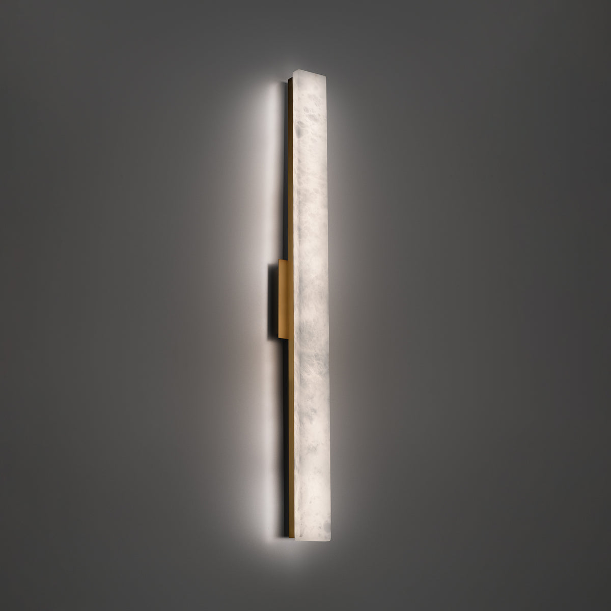 Lanza Bath Sconce/Vanity 34IN - Aged Brass lifestyle