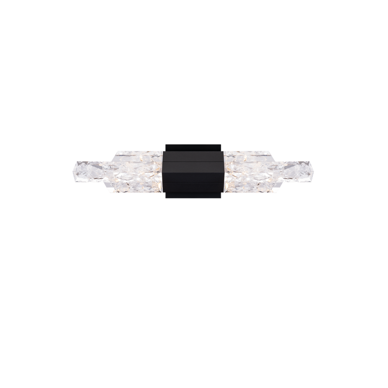 Montage Bath Sconce 24in - Black