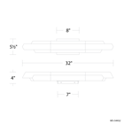 Montage 32in line drawing