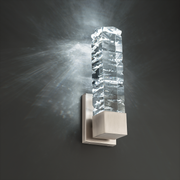 Juliet Crystal Sconce Brushed Nickel